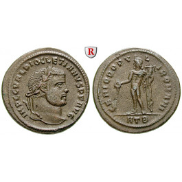 Römische Kaiserzeit, Diocletianus, Follis 297-298, vz/vz+