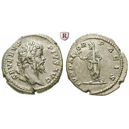 Römische Kaiserzeit, Septimius Severus, Denar 202-210, ss-vz