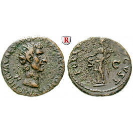Römische Kaiserzeit, Nerva, Dupondius 97-98, ss