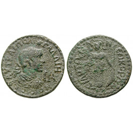 Römische Provinzialprägungen, Pamphylien, Side, Gallienus, Bronze 253-268, ss/f.ss