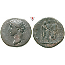 Römische Kaiserzeit, Marcus Aurelius, Caesar, Sesterz 145, f.ss