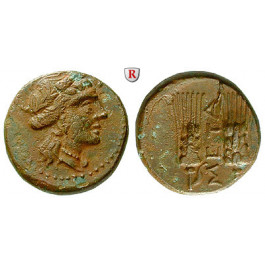 Italien-Lukanien, Metapont, Bronze 300-250 v.Chr., ss-vz