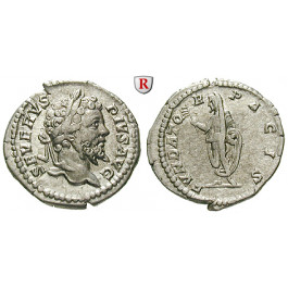 Römische Kaiserzeit, Septimius Severus, Denar 202-210, vz/f.vz