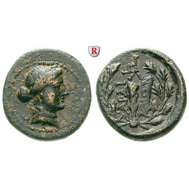 Römische Provinzialprägungen, Lydien, Sardeis, Autonome Prägungen, Bronze 2.-1.Jh. v.Chr., ss+/ss-vz