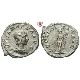 Römische Kaiserzeit, Julia Maesa, Großmutter des Elagabal, Denar 218-220, ss+