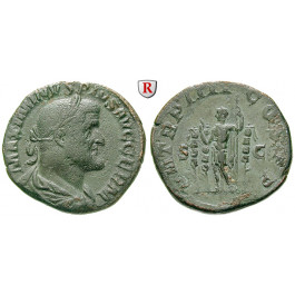 Römische Kaiserzeit, Maximinus I., Sesterz 238, ss