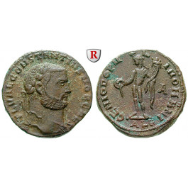 Römische Kaiserzeit, Constantius I., Caesar, Follis 297-298, f.vz