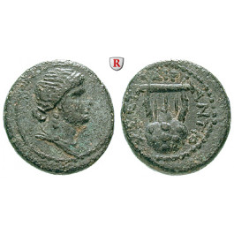 Römische Provinzialprägungen, Seleukis und Pieria, Antiocheia am Orontes, Nero, Bronze 62-63, vz