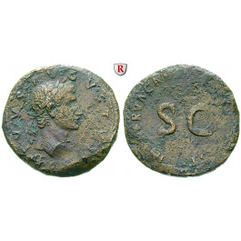 Römische Kaiserzeit, Augustus, Sesterz 96-98 n.Chr., f.ss