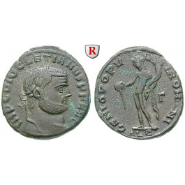 Römische Kaiserzeit, Diocletianus, Follis 294, ss+