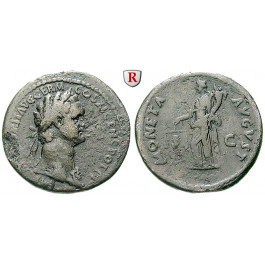 Römische Kaiserzeit, Domitianus, As 85, f.ss