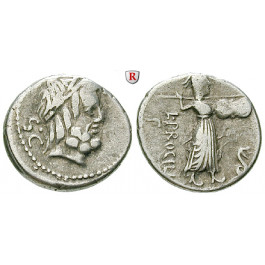 Römische Republik, L. Procilius, Denar 80 v.Chr., ss