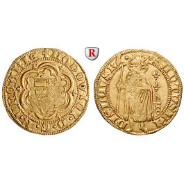 Ungarn, Ludwig I., Goldgulden o.J. (1342-1353), f.vz