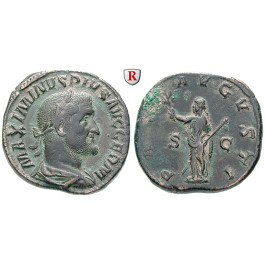 Römische Kaiserzeit, Maximinus I., Sesterz 236-238, ss-vz