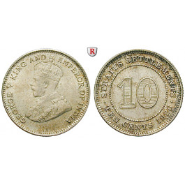 Straits Settlements, George V., 10 Cents 1926, vz-st