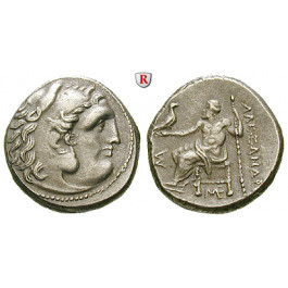 Makedonien, Königreich, Alexander III. der Grosse, Drachme 323-280 v.Chr., vz