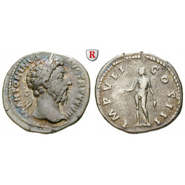 Römische Kaiserzeit, Marcus Aurelius, Denar 174, ss