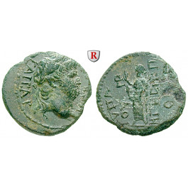 Römische Provinzialprägungen, Lydien, Hypaipa, Nero, Bronze, ss+