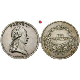 Österreich, Kaiserreich, Franz II. (I.), Silbermedaille o.J., ss-vz