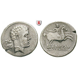Spanien, Osca, Denar 150-100 v.Chr., f.vz