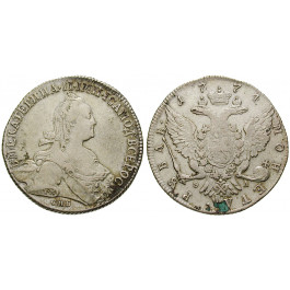 Russland, Katharina II., Rubel 1774, ss-vz