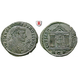 Römische Kaiserzeit, Maxentius, Follis 307-310, vz-st