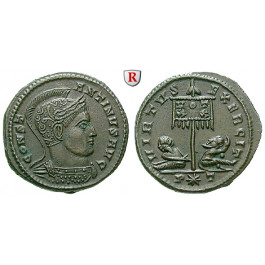 Römische Kaiserzeit, Constantinus I., Follis 319-320, vz-st