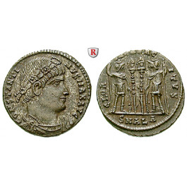 Römische Kaiserzeit, Constantinus I., Follis 333-335, vz+