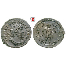 Römische Kaiserzeit, Postumus, Antoninian 266-267, vz