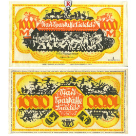 Notgeld der besonderen Art, Bielefeld, 1000 Mark 15.12.1922, I