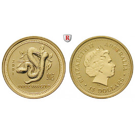 Australien, Elizabeth II., 15 Dollars 2001, 3,11 g fein, st