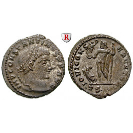 Römische Kaiserzeit, Constantinus I., Follis 317-318, vz