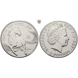 Grossbritannien, Elizabeth II., 2 Pounds 2014, 31,07 g fein, bfr.