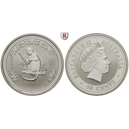 Australien, Elizabeth II., 50 Cents 2004, 15,53 g fein, st