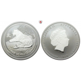 Australien, Elizabeth II., 2 Dollars 2010, 62,14 g fein, st