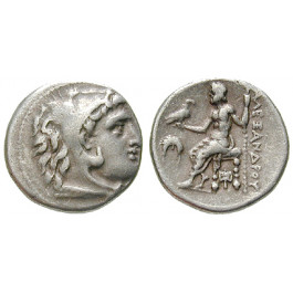 Makedonien, Königreich, Alexander III. der Grosse, Drachme 300-295 v.Chr., ss+