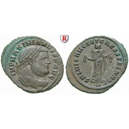 Römische Kaiserzeit, Maximianus Herculius, Follis 305-306, vz