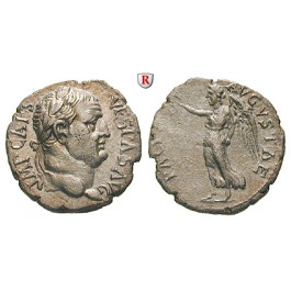 Römische Kaiserzeit, Vespasianus, Denar 69-70, ss-vz