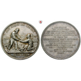 Sachsen, Königreich Sachsen, Friedrich August II., Silbermedaille 1847, vz