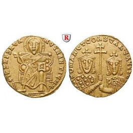 Byzanz, Constantinus VII. und Romanus I., Solidus 921, vz