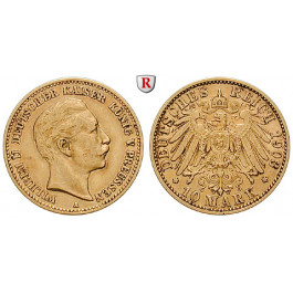 Deutsches Kaiserreich, Preussen, Wilhelm II., 10 Mark 1903, A, ss, J. 251