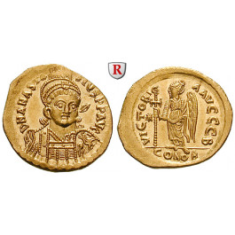 Byzanz, Anastasius I., Solidus 491-498, f.st