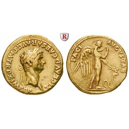 Römische Kaiserzeit, Claudius I., Aureus 50-51, ss+