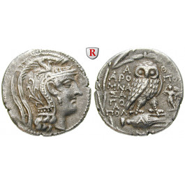 Attika, Athen, Tetradrachme 95-94 v.Chr., ss-vz