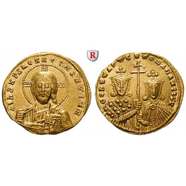 Byzanz, Constantinus VII. und Romanus II., Solidus 950-955, vz
