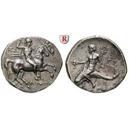Italien-Kalabrien, Taras (Tarent), Didrachme 280-272 v.Chr., vz/ss-vz