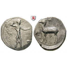 Italien-Bruttium, Kaulonia, Stater 420-410 v.Chr., ss/ss-vz