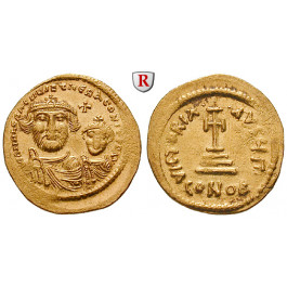 Byzanz, Heraclius und Heraclius Constantinus, Solidus 610-615, vz