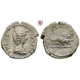 Römische Kaiserzeit, Julia Domna, Frau des Septimius Severus, Denar 199-207, ss