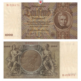 Deutsche Reichsbank 1924-1945, 1000 Reichsmark 22.02.1936, I, Rb. 177